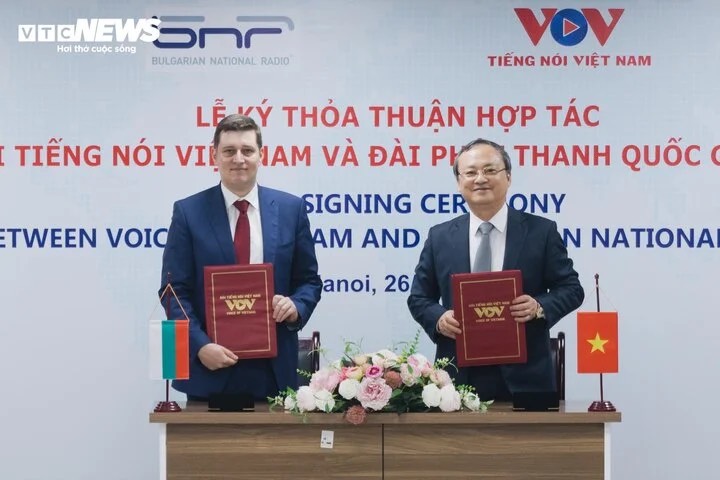 Подписване на Меморандум за сътрудничество между Радио „Гласът на Виетнам“ (VOV) и Българското национално радио (БНР)