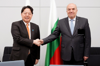 Minister Milkov held a bilateral meeting with his Japanese counterpart on the margins of the NATO Foreign Ministers' Meeting