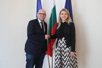 Deputy Minister Velislava Petrova held a meeting with Germany's Special Representative for the Western Balkans Manuel Sarrazin