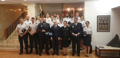 Посланик Алексей Андреев връчи почетния медал на МВР на Р България на двама ръководни служители на Националната полиция на Кралство Испания