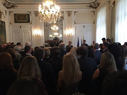 Президентът на България Росен Плевнелиев се срещна с представители на българската общност в Париж