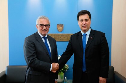 Посланик Иван Сираков и се срещна с председателя на Държавния съвет на Словения Митя Бървар