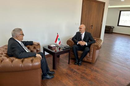 Новият български посланик в Бейрут се срещна с министъра на външните работи на Ливанската република