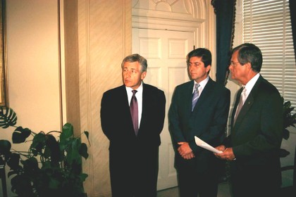 ИСТОРИЯ: Президентът Георги Първанов посещава САЩ в периода 10-15 септември 2002 г.