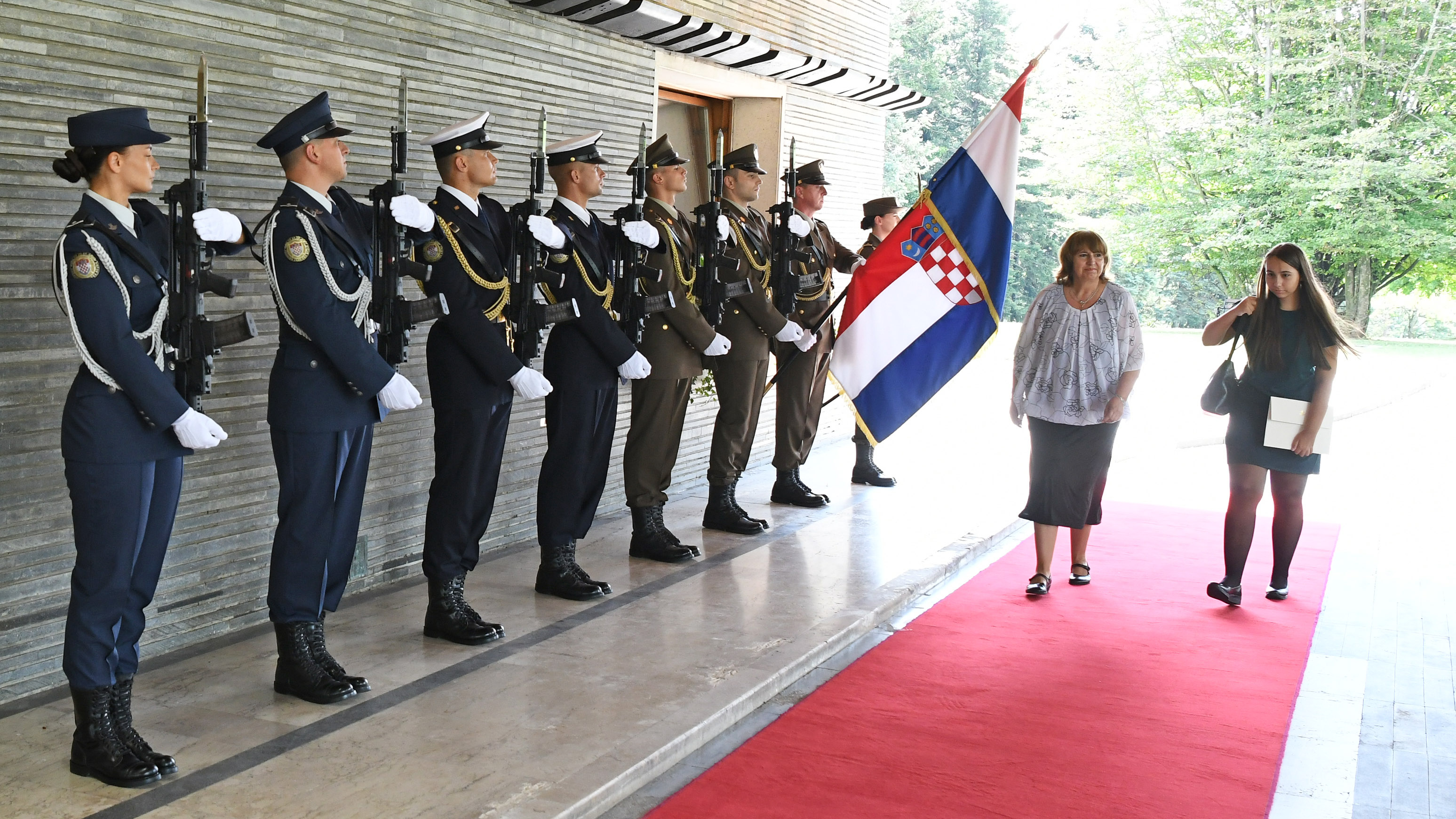 Iva Kruleva, Ambassador Extraordinary and Plenipotentiary of the Republic of Bulgaria to the Republic of Croatia presented her credentials to Croatian President Zoran Milanovic