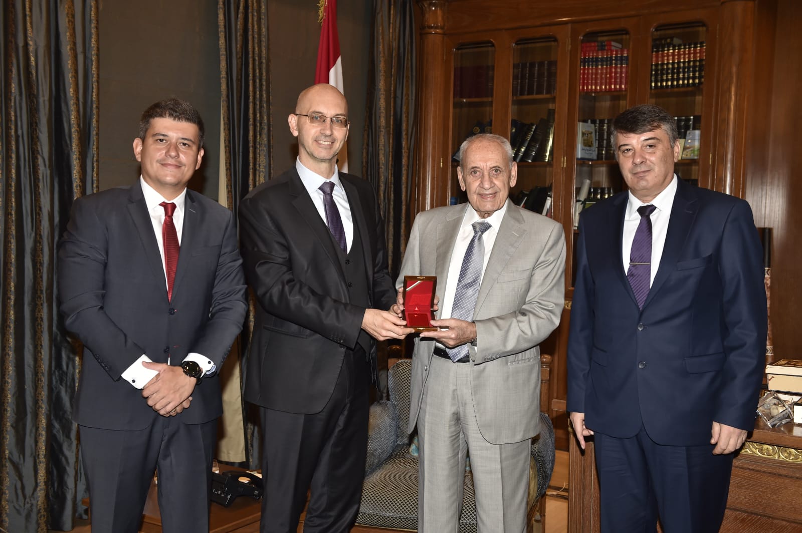 Ambassador Iassen Tomov met with the President of the Lebanese National Assembly Nabih Berri