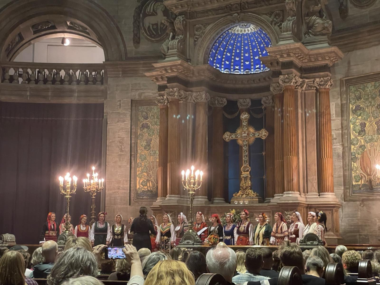 Българският женски хор „Ангелите“ изнесе два последователни концерта в Мраморната църква в Копенхаген