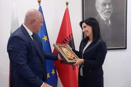 Посещение на министъра на образованието и науката проф. Цоков в Р Албания