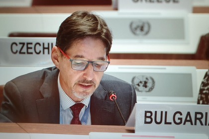 74-та сесия на Изпълнителния комитет на ВКБООН: Постоянният представител на България в офиса на ООН в Женева изрази загрижеността на България от влошаващата се глобална ситуация на бежанците и потвърди подкрепа на страната ни за правата на човека и хуманитарните принципи