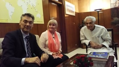 Среща на посланик Петко Дойков с председателя на Съвета за културни връзки на Индия