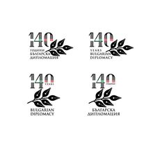 Логотип и визуална идентичност  на дейностите по отбелязването 140-та годишнина от създаването на дипломатическата служба на България