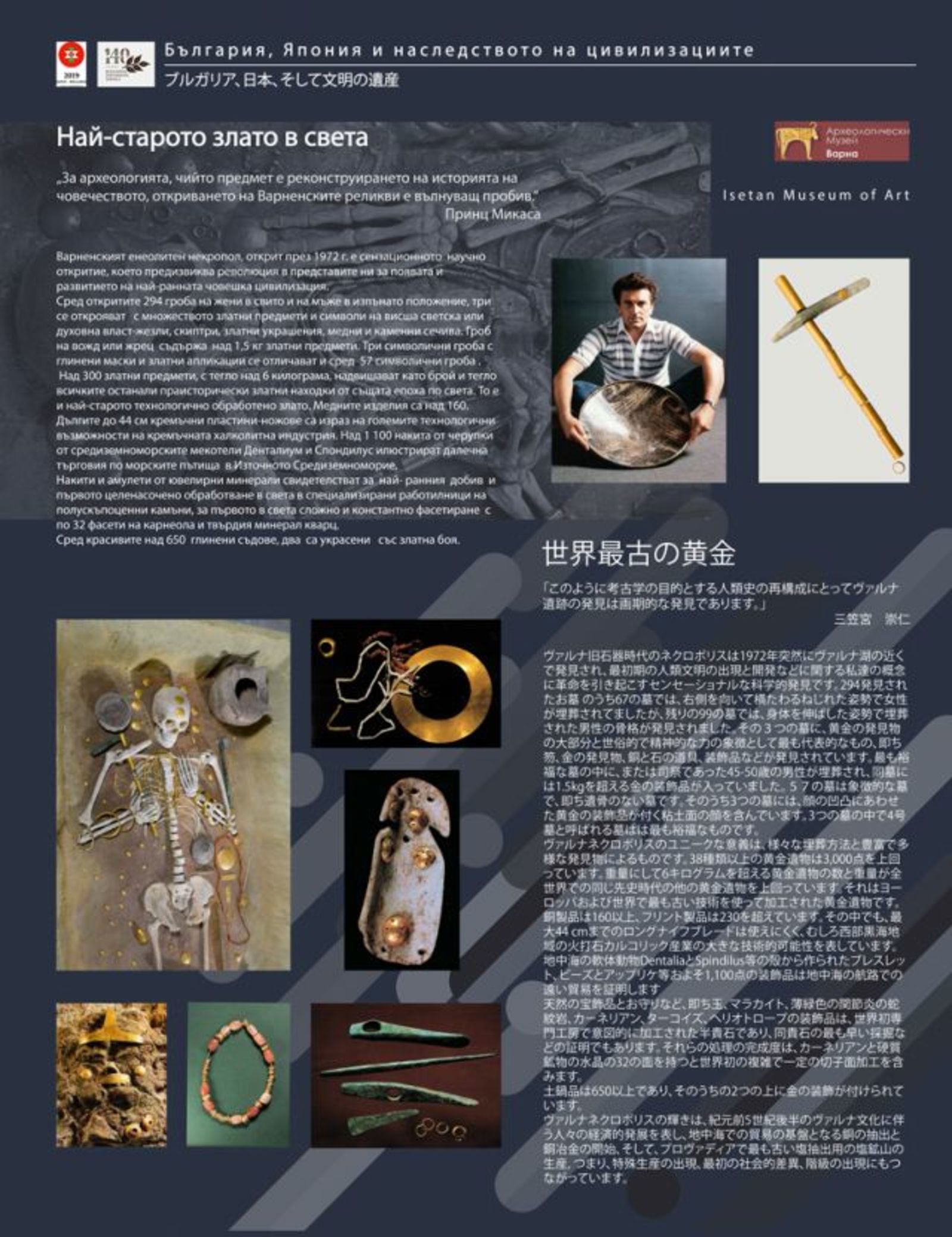 Откриване на изложбата „България, Япония и наследството на цивилизациите“ в НБУ