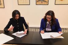 НДФ „13 века България“ и Държавният културен институт към министъра на външните работи с договор за сътрудничество