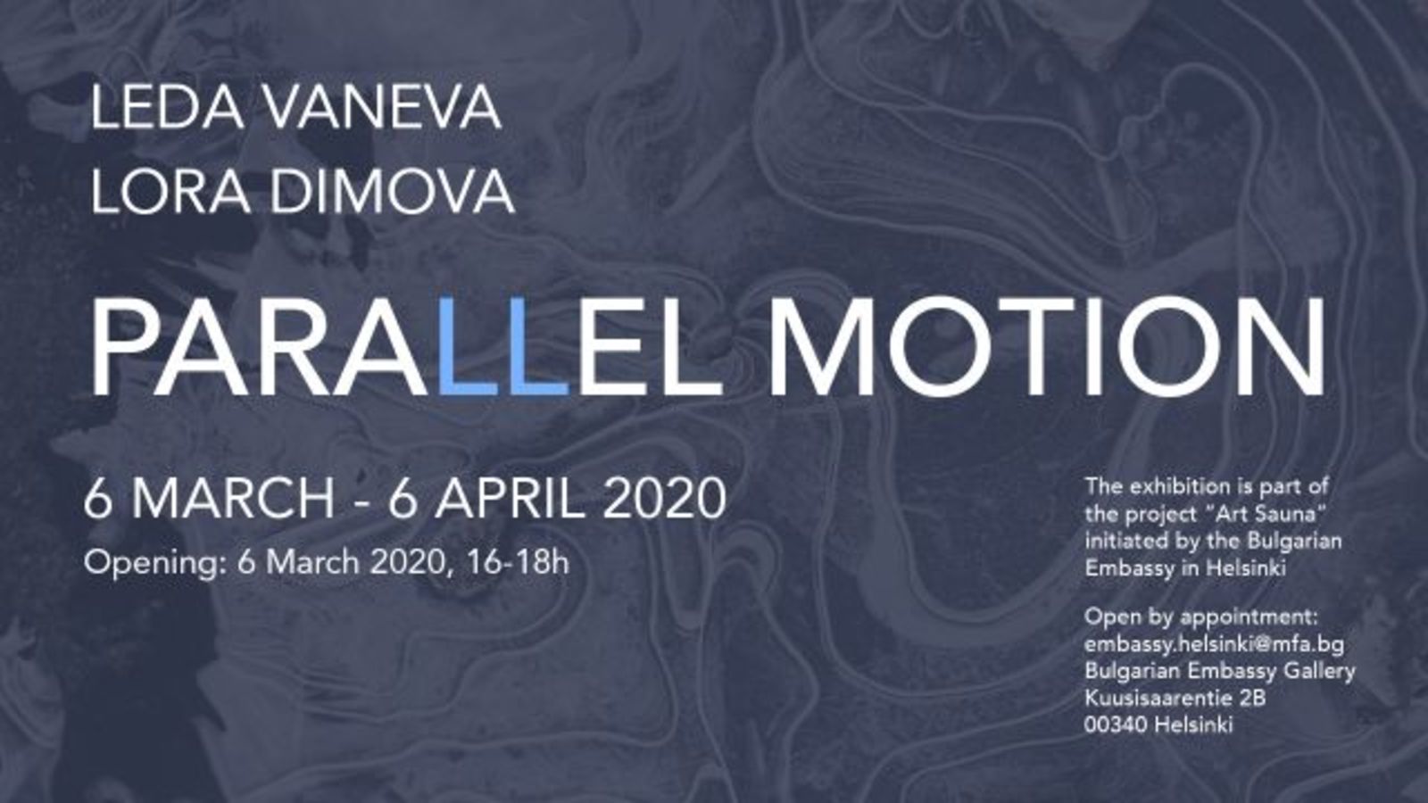 Представяне на изложбата PARALLEL MOTION в Хелзинки