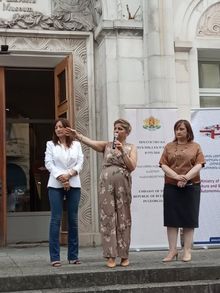 Ambassador Desislava Ivanova opened the exhibition 