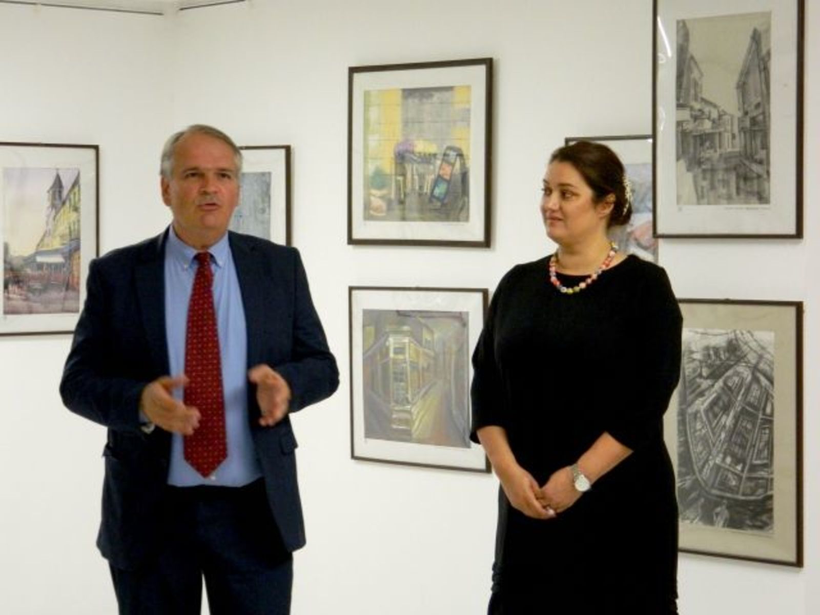 OPENING OF AN EXHIBITION OF CHILDREN'S ART FROM BITOLA
