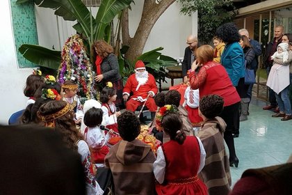 Коледно тържество в българското посолство в Рабат с учениците от училище „Родолюбие“ 