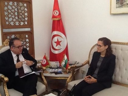 Посланик Славена Гергова се срещна с министъра по социалните въпроси на Тунис Мохаммад Трабелси