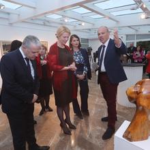 Minister Ivan Kondov Opened the Exhibition "Fragments of Modern Art in Montenegro from the Collection of the National Museum" at the Mission Gallery