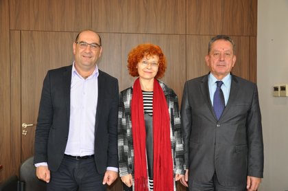 Посланик Христо Георгиев се срещна с новоизбрания кмет на Ларнака Андреас Вирас
