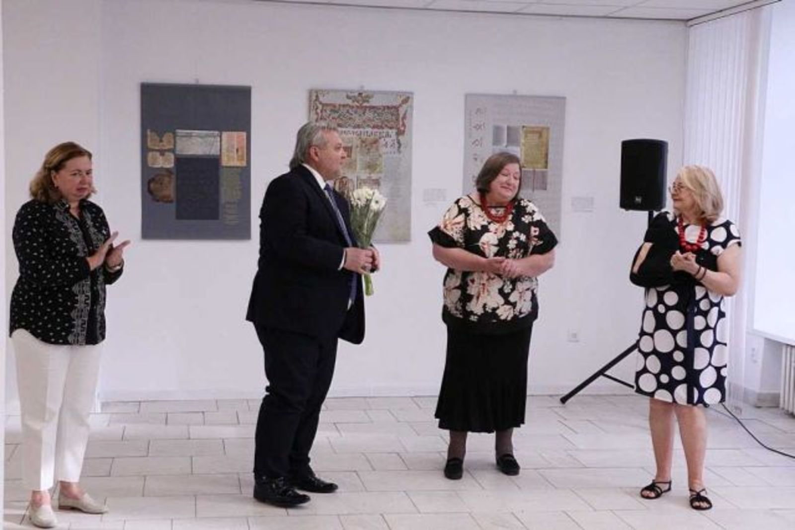 The "Alphabet and History" exhibition opened at the Bulgarian Cultural Institute in Slovakia