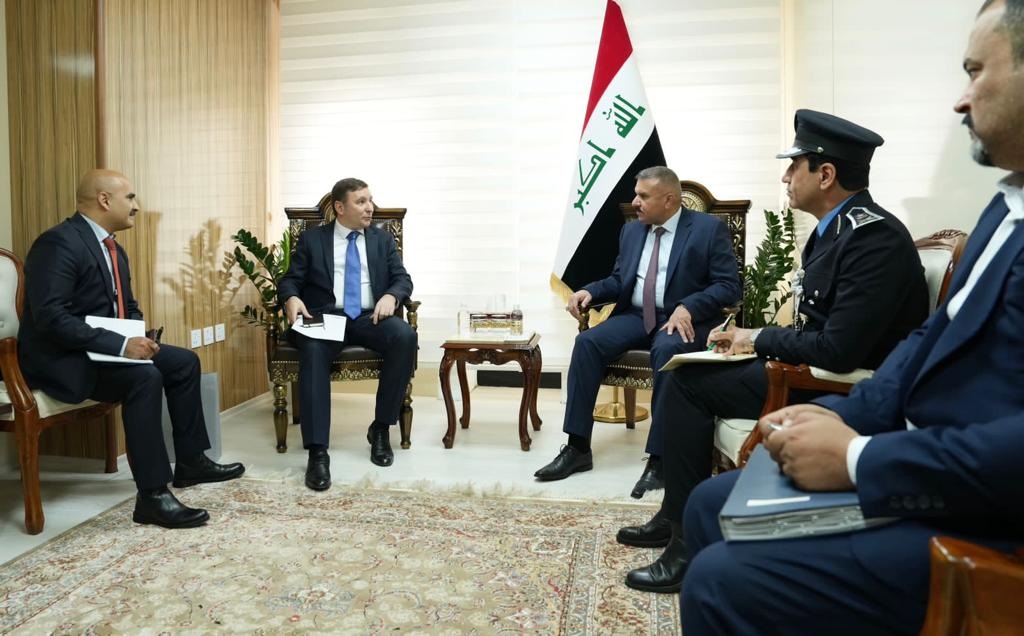 Временно управляващият посолството г-н Никола Драганов се срещна с министъра на вътрешните работи на Ирак г-н Абдул Амир ал-Шамари