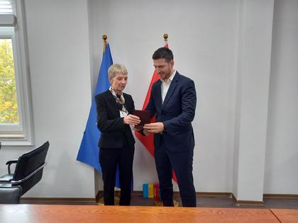 Посещение на заместник-министъра на младежта и спорта проф. Дашева в Република Албания