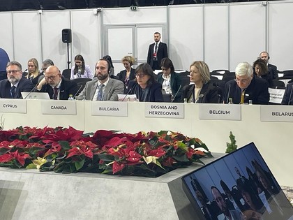 Делегация на България с ръководител заместник министър-председателя и министър на външните работи Мария Габриел взе участие в 30-ата среща на Съвета на министрите на външните работи на държавите-участнички в ОССЕ