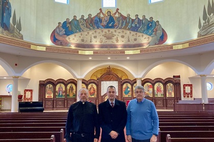Ambassador Extraordinary and Plenipotentiary of the Republic of Bulgaria to Canada Mr. Plamen Georgiev paid visits to all Bulgarian Orthodox churches in Toronto