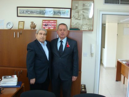 Посланик Христо Георгиев беше приет от Деметрис Христофиас, президент на Кипър / 2008-2013 