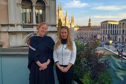 Проведена среща между Ана Паскалева, генерален консул в Милано, с Фиоренца Липарини, генерален директор на Milano&Partners