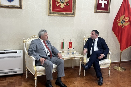 Проведена среща между посланик Стефан Димитров и Никола Джурашкович, кмет на община Цетине 