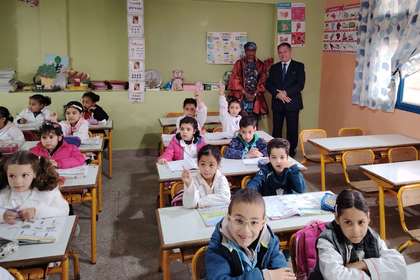 Мароканско училище посрещна посланици в Деня на франкофонията