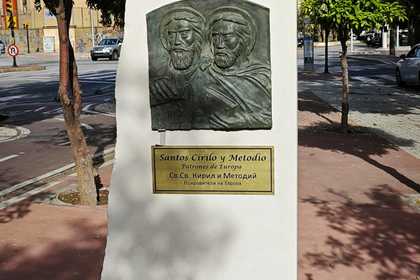 Официално откриване на паметник на Св. св. Кирил и Методий в Малага