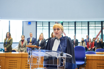 В Страсбург постоянният представител на Република България към Съвета на Европа посланик Мария Спасова участва в церемонията за полагане на клетва на г-жа Диана Ковачева за съдия в Европейския съд по правата на човека