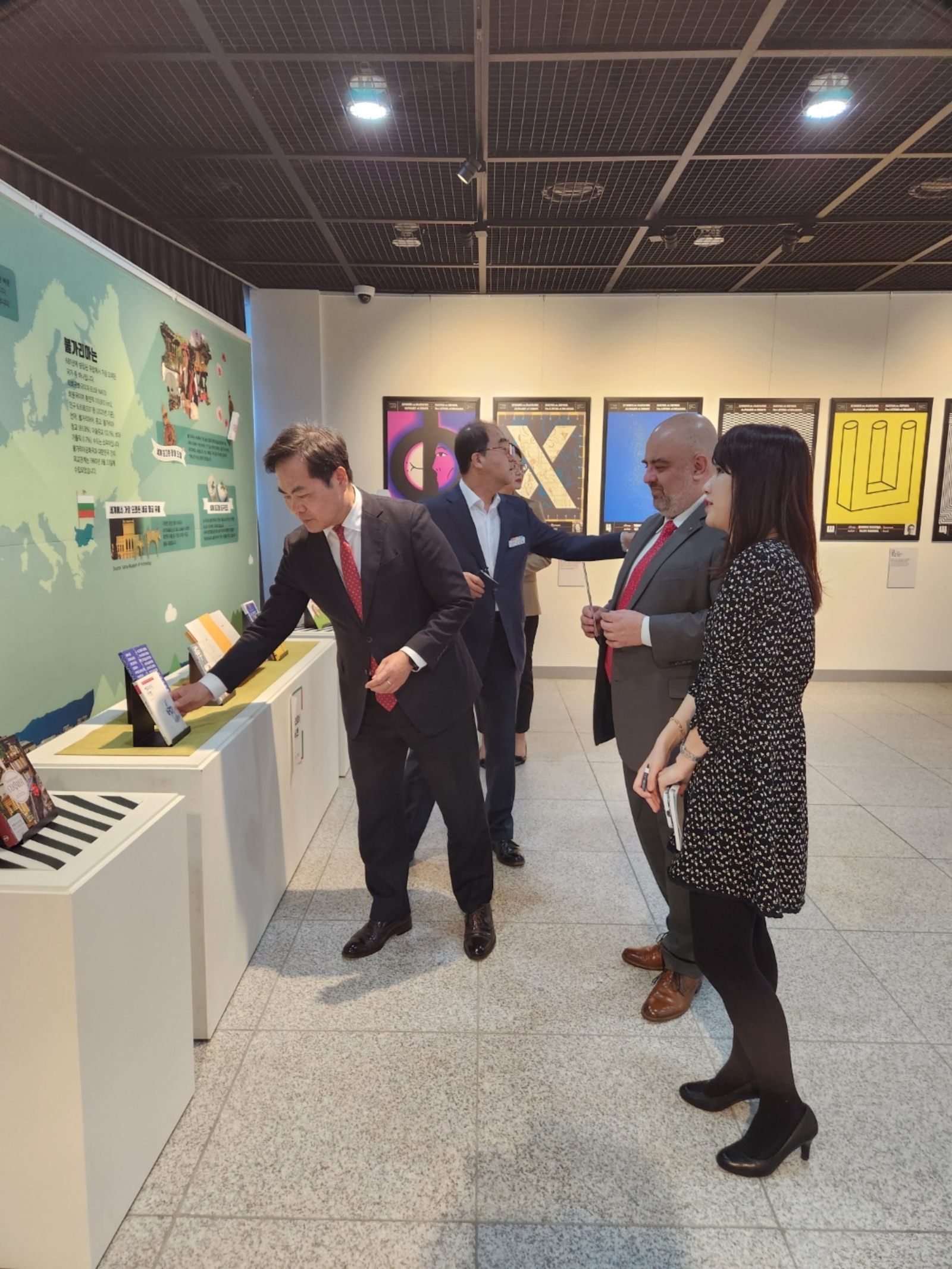 Opening of the exhibition "Letters of Bulgaria - Alphabet of Europe" on the occasion of May 24 in the Korean province of Gyeongsangbuk