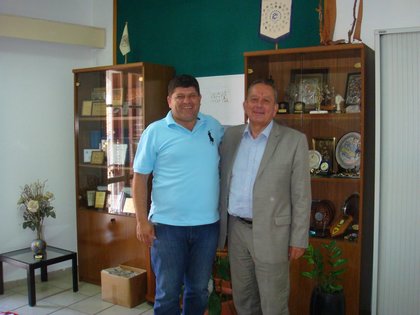 Среща на посланик Христо Георгиев с кмета на община Йермасоя