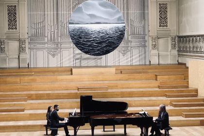 Концерт на пианистите Фидоси Керчев и Йохан Шмид в Кралската консерватория в Брюксел по повод 24 май под патронажа на посланика на Република България