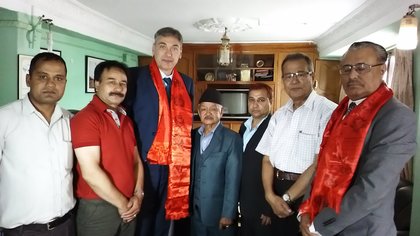 Срещи на посланик Петко Дойков в Катманду