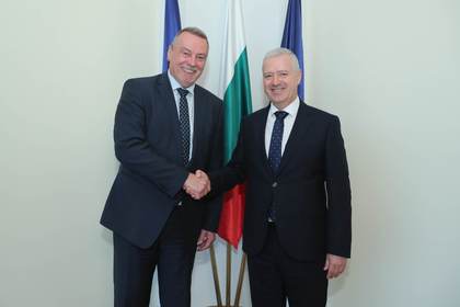 The Deputy Minister of Foreign Affairs Mr. Ivan Kondov held a protocol meeting with the Ambassador of the Czech Republic to the Republic of Bulgaria Mr. Miroslav Toman
