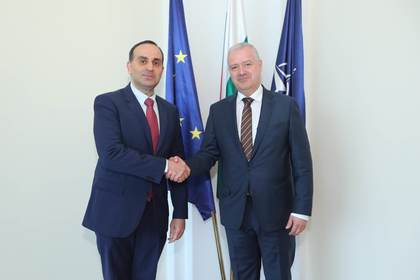 Meeting of Deputy Minister Ivan Kondov with Ambassador Extraordinary and Plenipotentiary of the Republic of Azerbaijan to the Republic of Bulgaria Huseyn Huseynov 