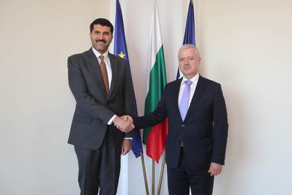 The Deputy Minister of Foreign Affairs Ivan Kondov held a meeting with the Ambassador Extraordinary and Plenipotentiary of the United Arab Emirates to the Republic of Bulgaria H.E. Mr. Abdulrahman Aljaber