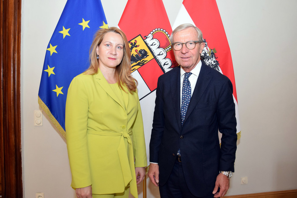 Среща на посланик Найденова-Господинова с министър-председателя на провинция Залцбург г-н Вилфрид Хаслауер