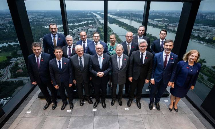 Среща на министрите на външните работи на страните от Дунавския регион, 20 юни 2024 г., Виена
