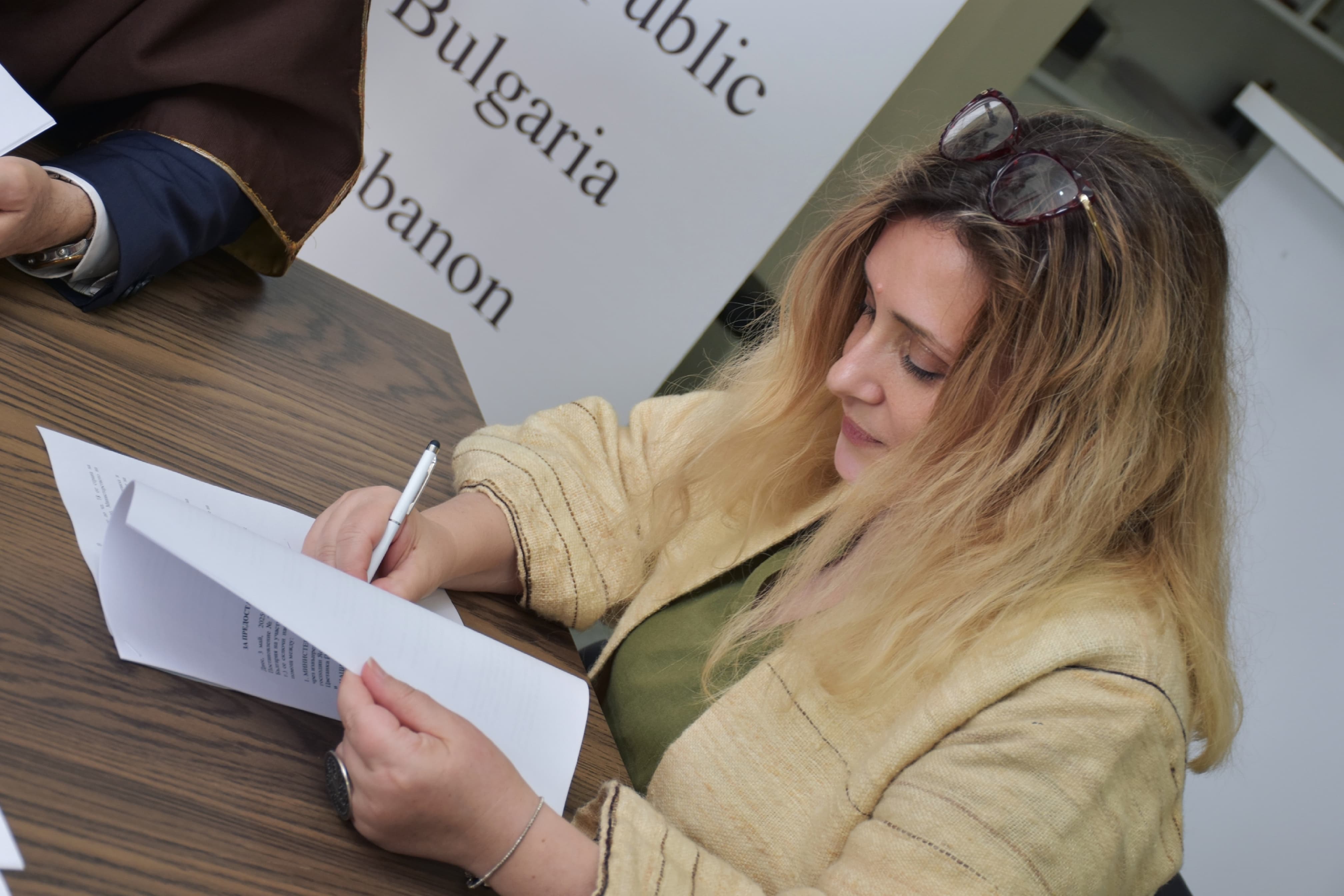 Signing of an agreement between the Embassy of Beirut and the beneficiary Gibran National Committee for the implementation of the project "Sustainable Development of Gibran Museum"