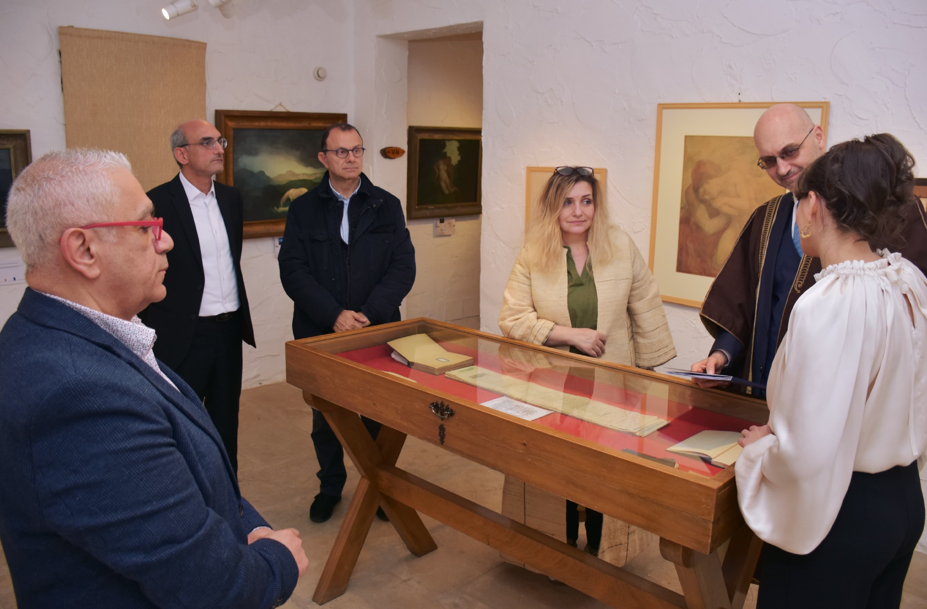 Signing of an agreement between the Embassy of Beirut and the beneficiary Gibran National Committee for the implementation of the project "Sustainable Development of Gibran Museum"