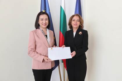 Deputy Minister Elena Shekerletova Receives Copies of the Credentials of the Newly Appointed Ambassador Extraordinary and Plenipotentiary of the Socialist Republic of Vietnam to the Republic of Bulgaria, H.E. Ms Nguyen Thi Minh Nguyet
