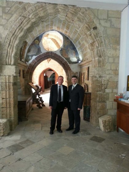 Посещение на посланик Христо Георгиев в Института за кипърски изследвания