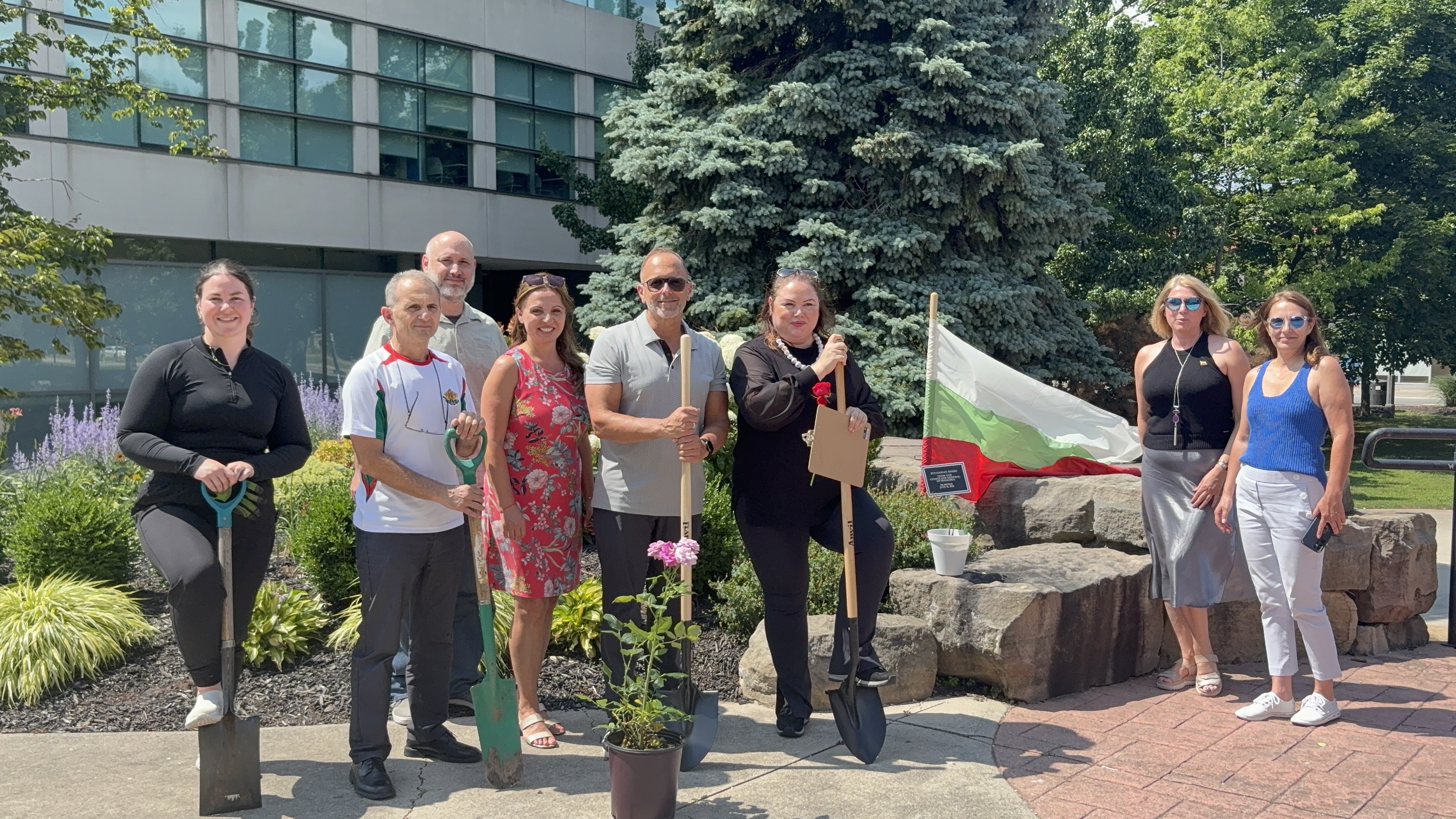 Bulgarian Roses Planted in Niagara Falls as a Symbol of Friendship and Cultural Connection