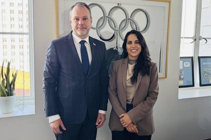 Среща на генералния консул с новия заместник-кмет на Лос Анджелис по международните въпроси